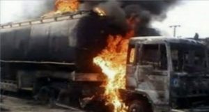 Tanker fire