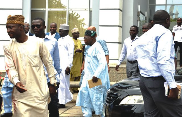 Obasanjo at PDP convention committe inaugration