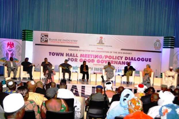 Abuja ministers townhall meeting
