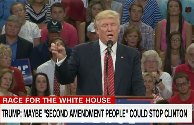 Trumps speech against Clinton