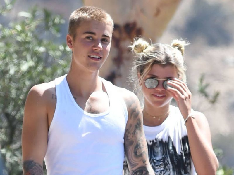 Justin Biebr and Sofia Richie