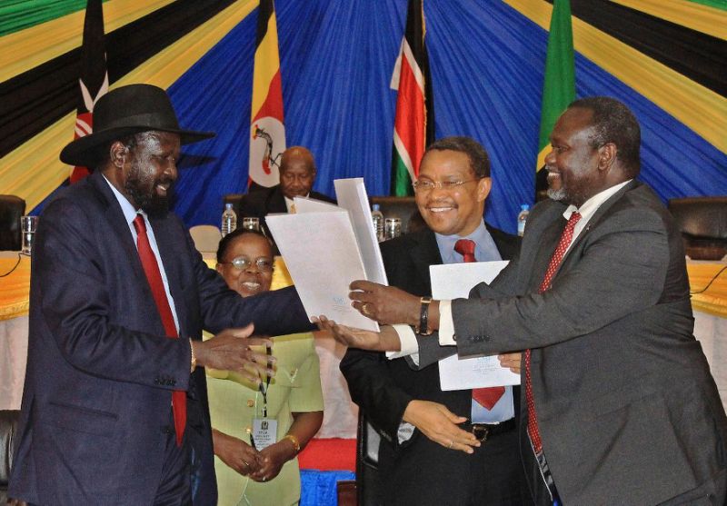 South Sudan rivals agree in ceasefire