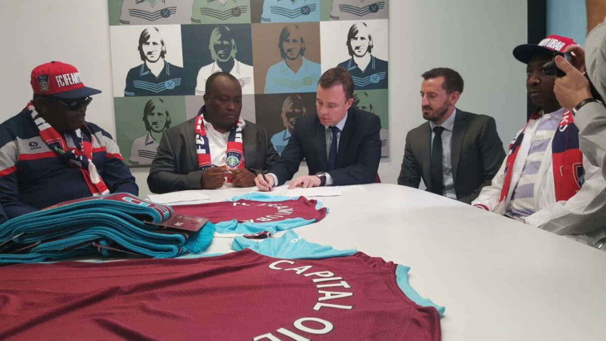West Ham United and FC Ifeanyi Ubah signs deal