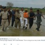 Indian Minister ridicled for flood photo