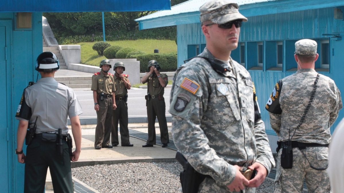 N. Korea Threatens to Fire at US S. Korea Troops Lights