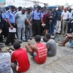 Arrested suspects