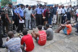 Arrested suspects