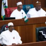 Buhari iat the Nastional Assemby