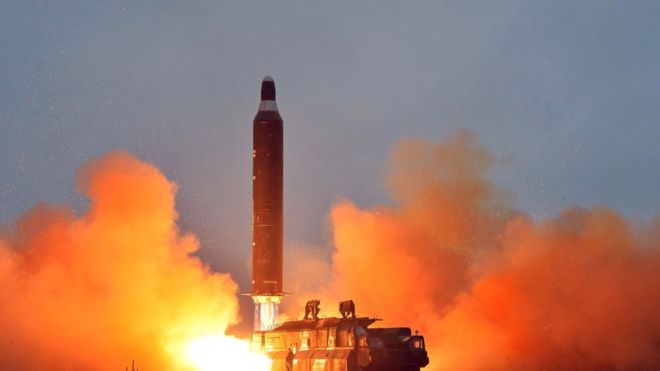 North Korea lauches missile near Japan waters