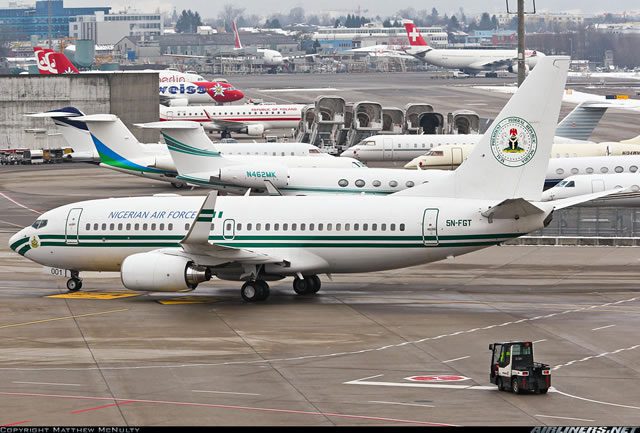 Nigerian Government spends N5bn on Presidential fleet in 15 months