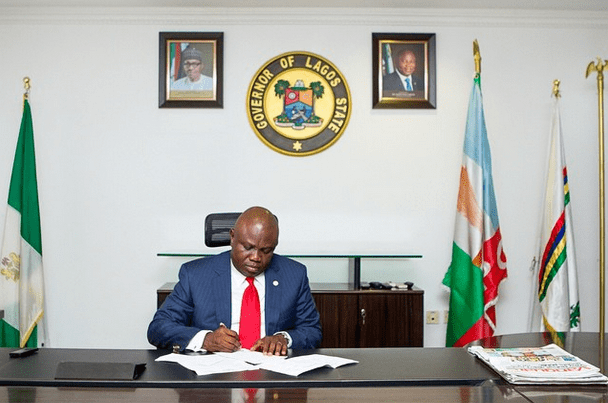 Lagos State Governor Ambode Working 1