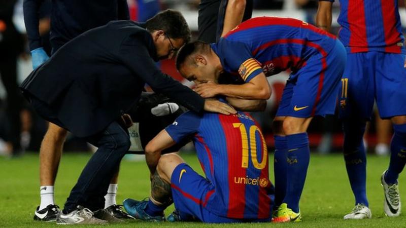 Lionel Messi ruled out for three weeks due to injury