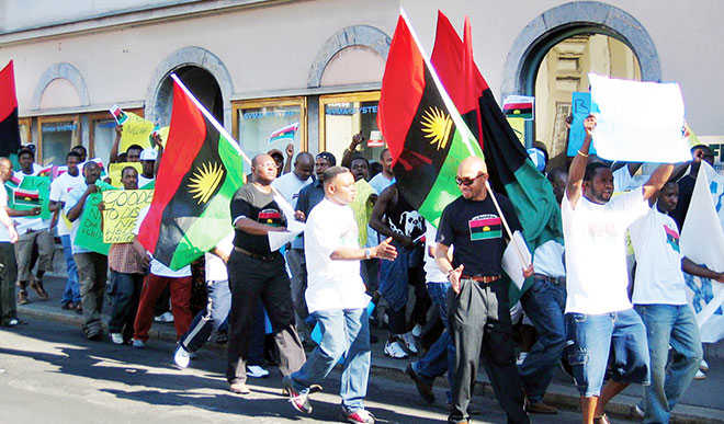 BIAFRA IPOB IN DIASPORA PROTEST