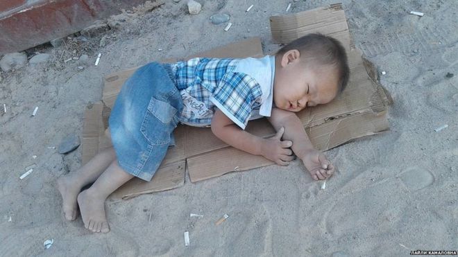 How a sleeping Kyrgyz boy prompted poverty conversation