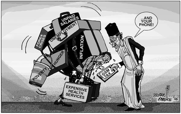 Recession cartoon 9News Nigeria