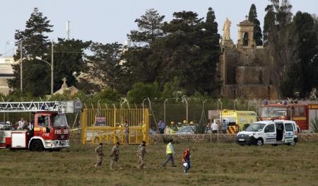 Plane crashes after take off in Malta at least five dead