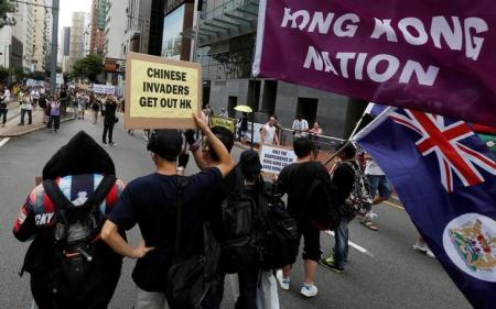 China says Taiwan Hong Kong activists hatching futile independence plots