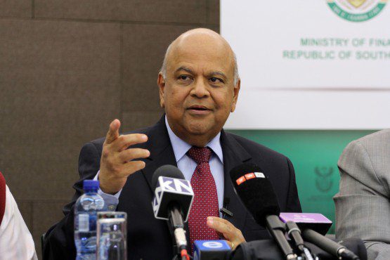 South Africas Gordhan says economy may be bottoming out