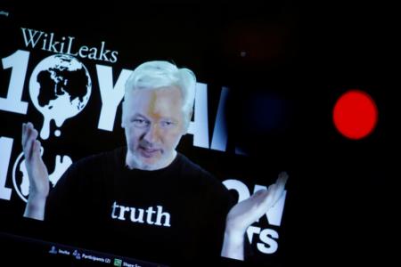 WikiLeaks Assange signals release of documents before U.S. election