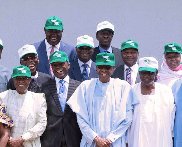 Buhari looks cool in Face Cap