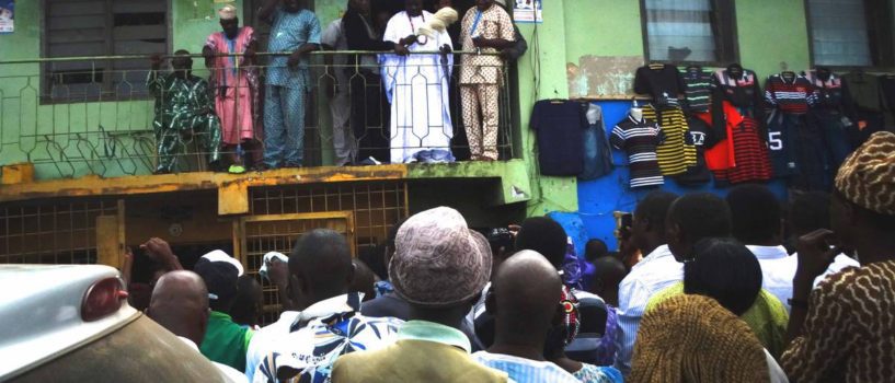 Deposed Deji of Akure Prince Adesina Adepoju Addressing His Supporters 0