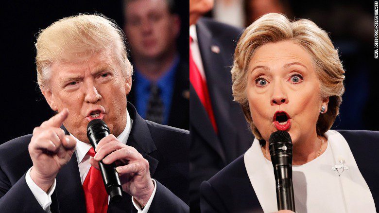 US Election Clinton Trump hurl insults as world watches