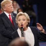 Trump and Clinton on Presidential debate