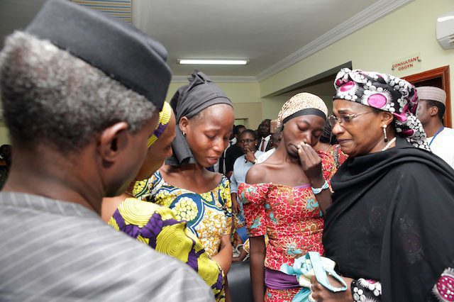 Chibok Girls reception tears and joy