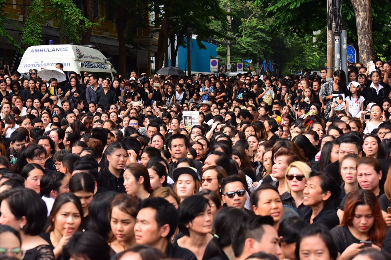 Land of Smile turn to tears as Thais mourn their late King