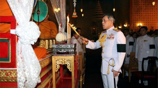 Thai king death Crown prince coronation delayed for a year