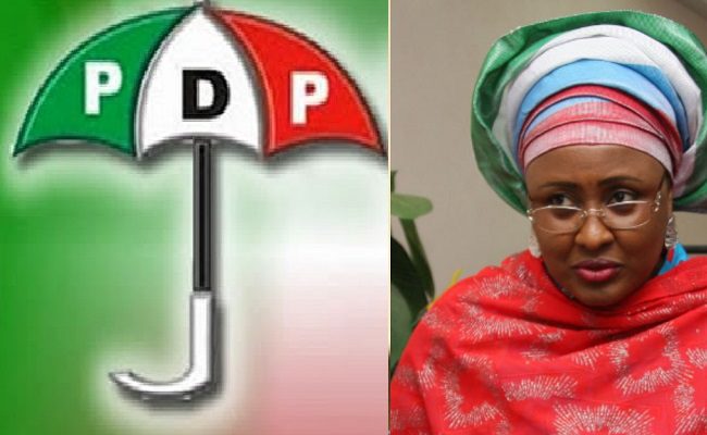 PDP and Aisha Buhari