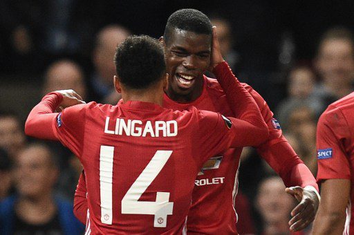 Pogba Man United Europa League