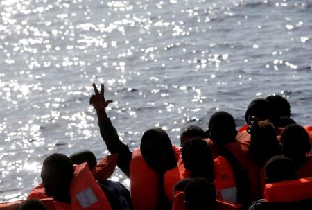 More than 90 migrants believed missing after boat sinks off Libya coastguard