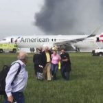 American Airline Passenger Jet Catches Fire at Chicago Airport
