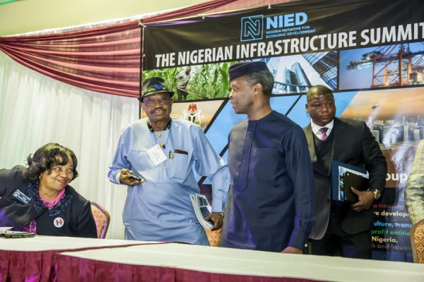 Osinbajo attends infrastructure summit
