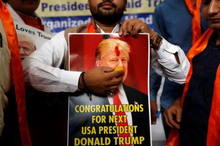 Indias Hindu Army celebrates Trump victory a few days early
