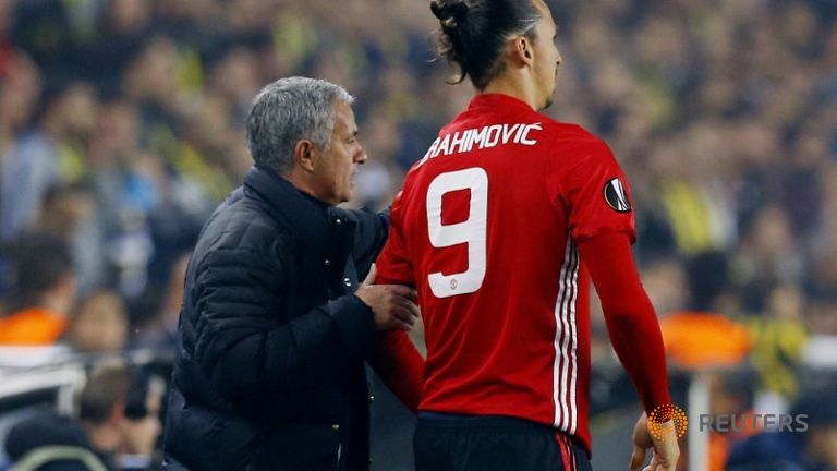 Mourinho lauds Zlatans attitude despite lack of goals