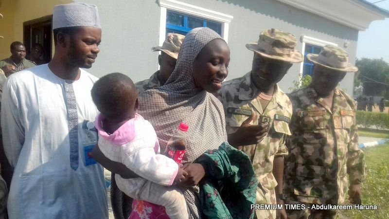 Army hands over rescued Chibok girl to Borno govt