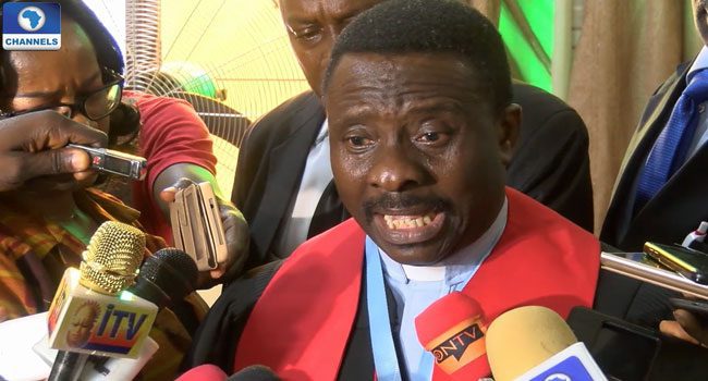 Samson Ayokunle Reverend and President of CAN