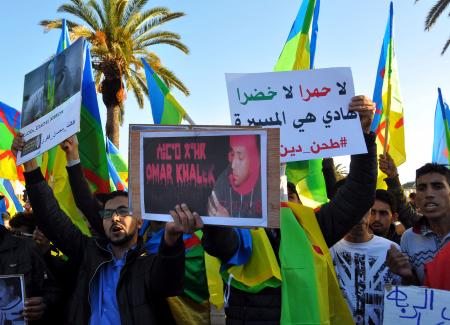 Moroccans protest in capital over fishmongers death