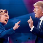 Hillar Clinton and Donald Trump attack each other