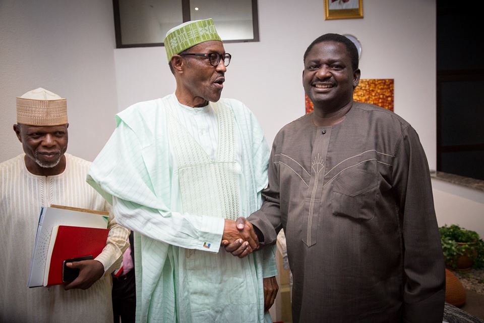 Buhari And Femi Adesina