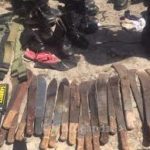 Ugandan police seize machetes spears after clash with kings guards