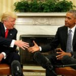 Trump and Obama set campaign rancour aside with White House meeting