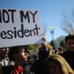 Anti Trump protesters take to the streets for third night