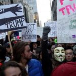 Protest against Trumps Triumph continues today in U.S. cities Thousands on the streets
