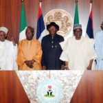 Past Nigerian heads of states Goodluck Jonathan