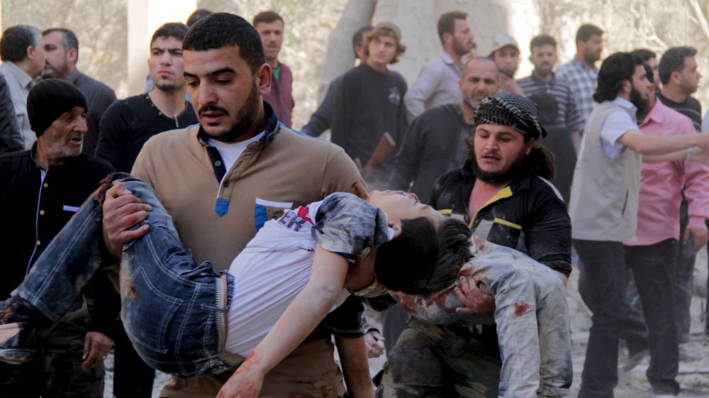 Seven children killed in rebel shelling of Aleppo school monitor