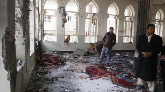 Afghanistan Kabul mosque suicide attack kills dozens