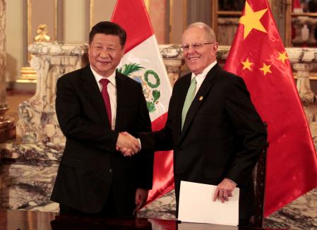 Peru and China hail tightening ties as Xi visits after Trump win